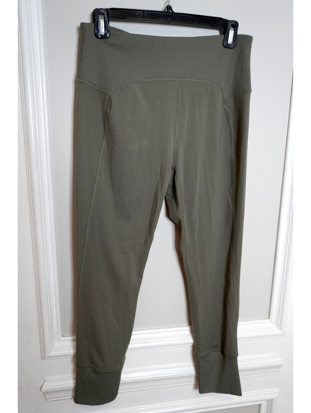 Fabletics Olive Green High-Waisted Leggings Size L/G